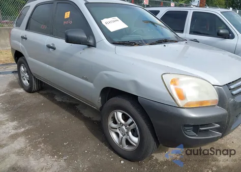 2007 Kia Sportage Lx V6 из США, поврежденный, VIN KNDJE723277395306